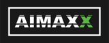 Logo AIMAXX - border and black background